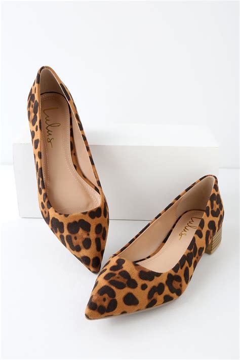 gucci leopard low heel pointed toe shoes|Gucci low heels for women.